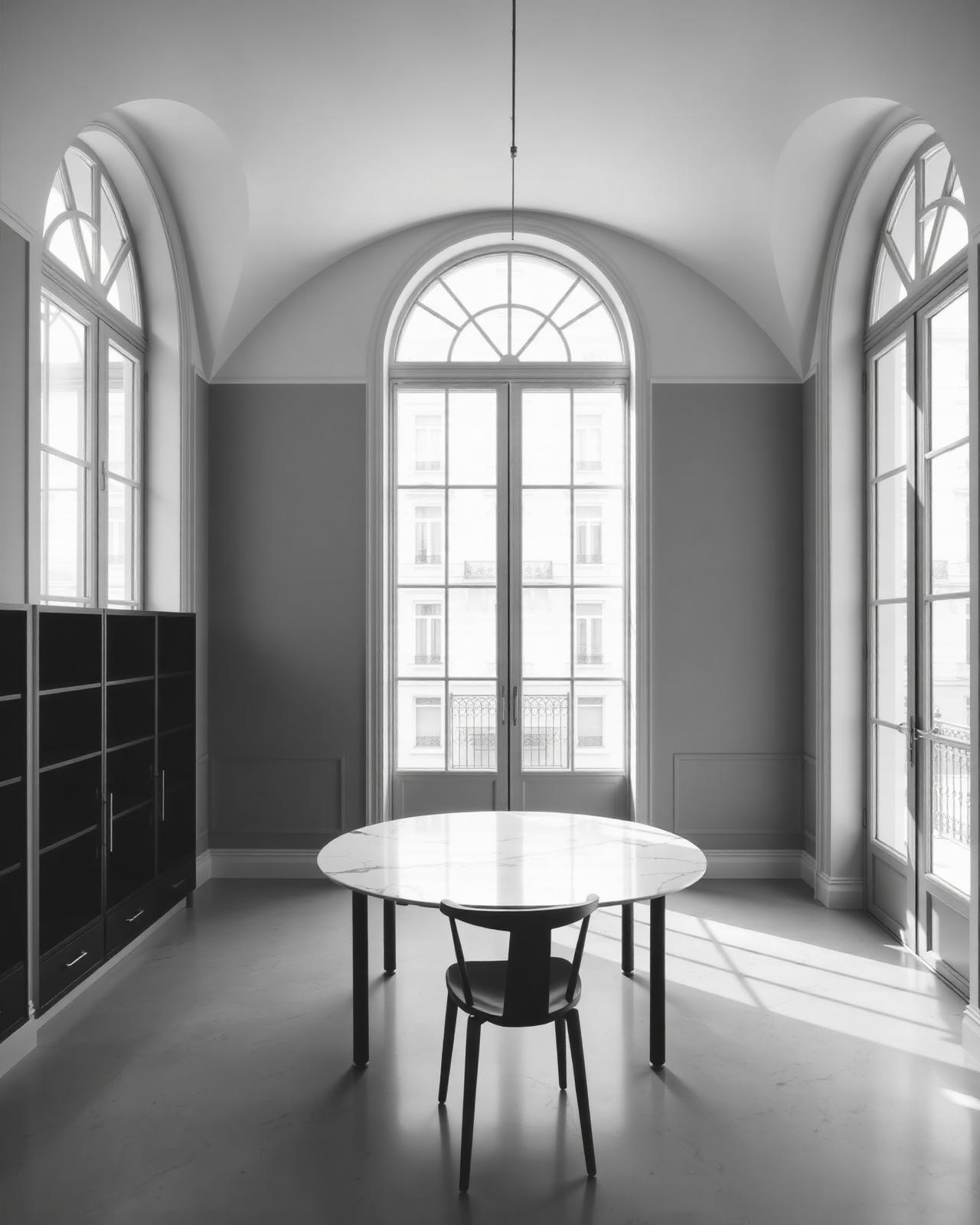 Intérieur du cabinet — architecture haussmannienne